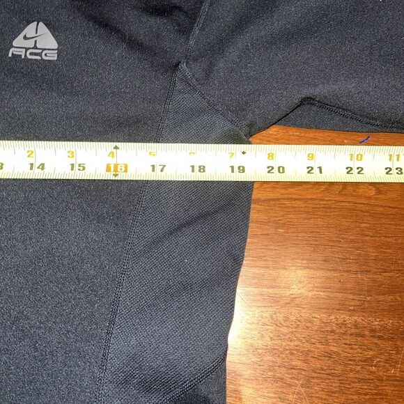 Nike Men's Size M Pullover Quarter Zip ACG Dri Fit Polyester Black - Picture 6 of 6